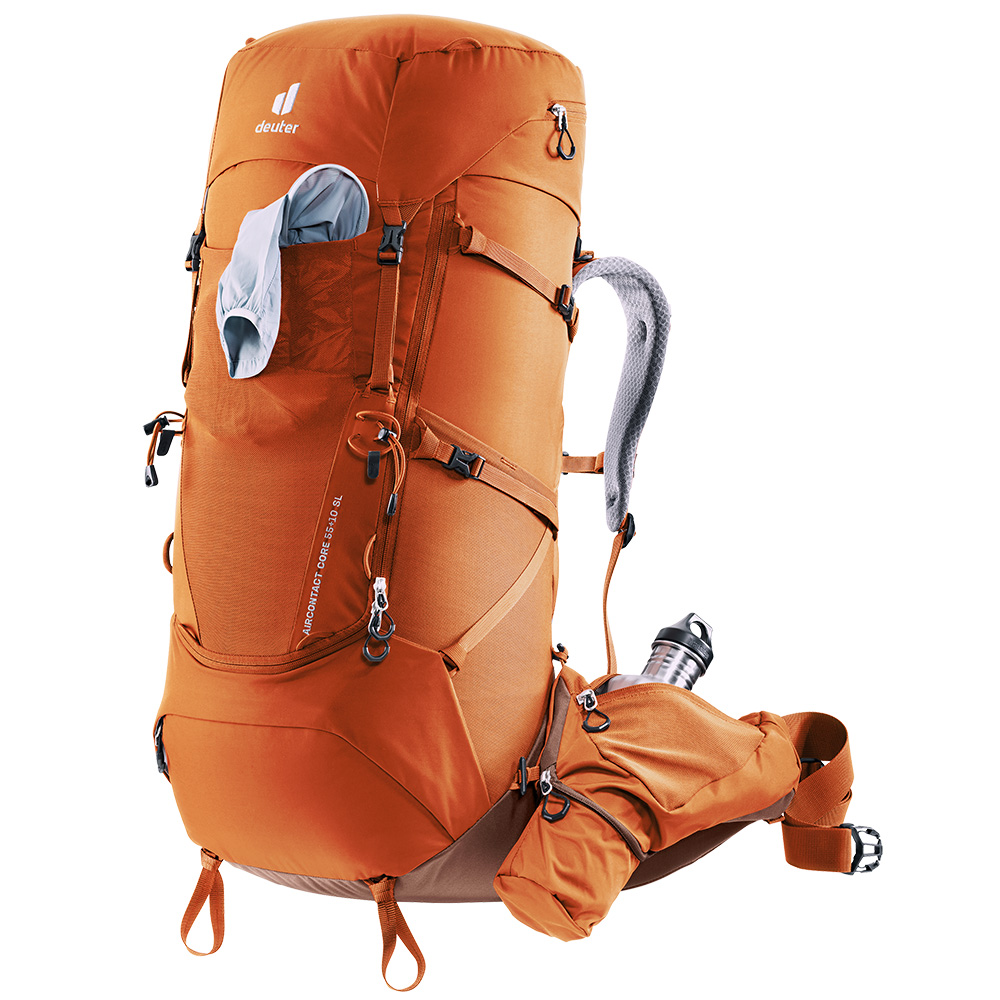 กระเป๋าเป้เดินป่า Deuter Aircontact Core 55+10 SL -Chesnut-umbra_1